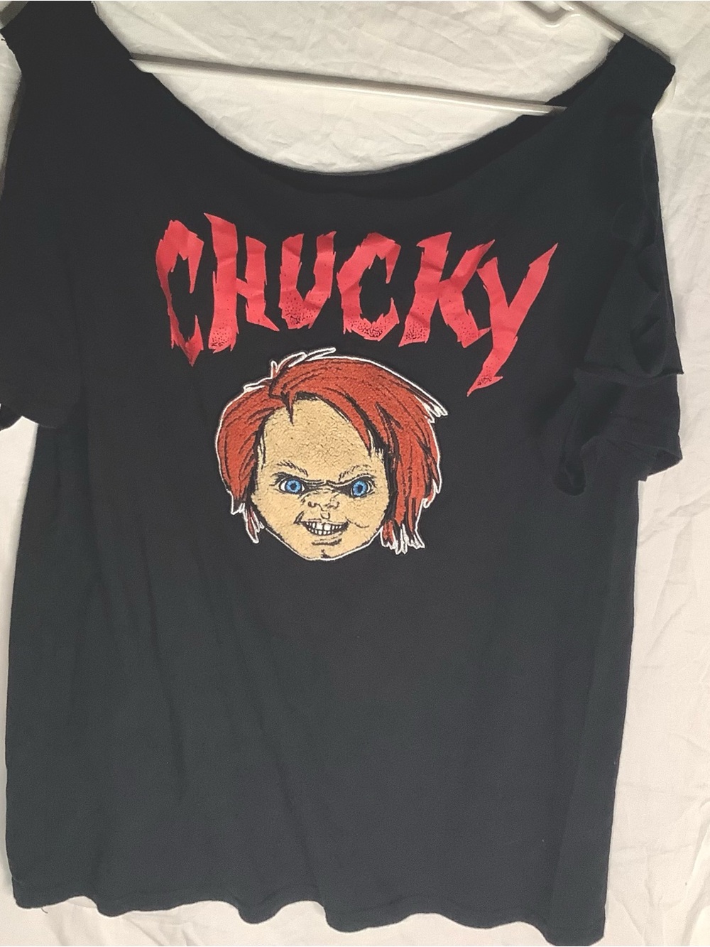 Chucky Graphic Black Short Sleeve Tee